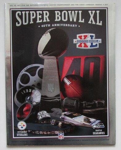 2006 Super Bowl XL Game Hologram برنامج ستيلرز مقابل سيهوكس 167846 - برامج اتحاد كرة القدم الأميركي in Saudi Arabia