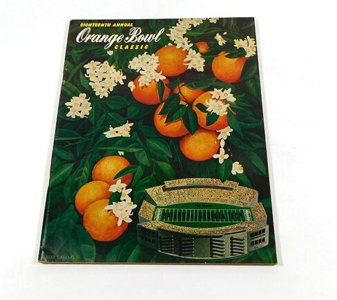 1952 برنامج Baylor vs Georgia Tech Orange Bowl College لكرة القدم 1-1-52-برامج الكلية in Saudi Arabia