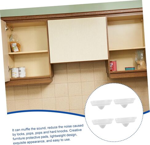 Homoyoyo 50pcs Transparent Adhesive Cabinet Door Bumpers Pads for -Collision Sound Dampening Furniture for Picture Frames and Tabletops in Saudi Arabia
