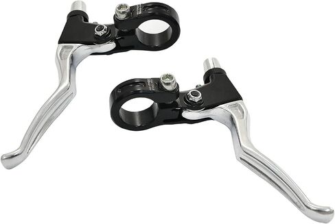 DIA -Compe SS6 Old School MTB Mountain Bickle Brake Brake Lever Set - Black/Silver in Saudi Arabia