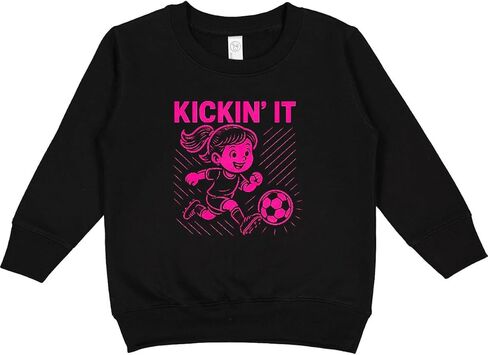 inktastic kickin 'It Soccer Abscer Toddler Sweatshirt in Kuwait