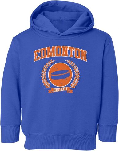 شعار Sailead Edmonton Hockey Puck - رسائل اسكواش رياضية Toddler Woodshirt in Kuwait