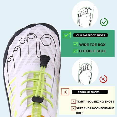 Hike Barefoot Shoes for Women Men, Water Shoes with Wide Toe Box, Non-Slip & Quick Dry Breathable Beach Pool Aqua Swim Surf Walking Shoes in Kuwait