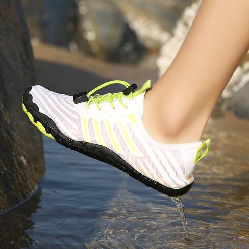 Hike Barefoot Shoes for Women Men, Water Shoes with Wide Toe Box, Non-Slip & Quick Dry Breathable Beach Pool Aqua Swim Surf Walking Shoes in Kuwait