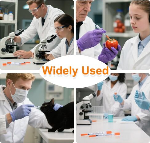 1ML/CC المحقنة U-100 32G 5/16 بوصة (8 مم) محقنة مختبر علمي ， حزمة ملفوفة بشكل فردي من 20 in Kuwait