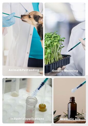 5 Pack 3ml Disposable Syringes with 23Ga 1-Inch, Luer Lock Design, Individually Wrapped for Lab, Scientific, and Industrial Use in Kuwait