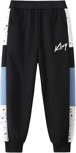Boys Hoodie Pant Set 3D Print Hooded Sweatshirt Sweatpant Suit 2 Piece Clothing Set for 4-14 Years in Saudi Arabia
