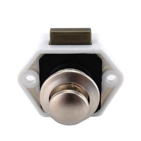 White 1Pcs Camper Car Push Lock Diameter 20mm Caravan Boat Motor Home Cabinet Drawer Latch Button Locks in Kuwait