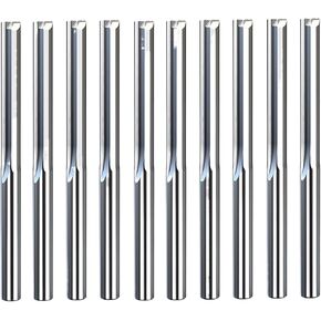 10pcs/lot 3.175mm Shank 2 Flute Slute Slot Milling Cutter Tungsten Carbide End Mill CNC Bit Bit Tools (3.175x2.0x8) in Kuwait