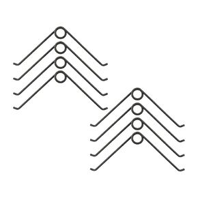 8 PCS Tiny Torsion Spring,Stainless Steel Small V-Shape 120° Deflection Assortment Compression Torsion Spring for Tools Maintenance,Pruners, Trimming Scissors,Black in Kuwait