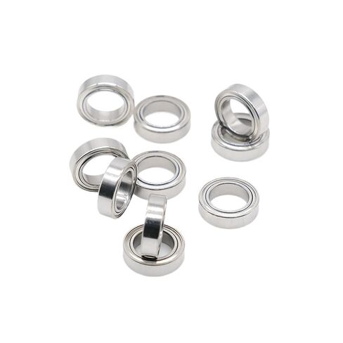 10pcs SMR117ZZ Bearing 7x11x3 mm ABC-7 محامل كرة من الفولاذ المقاوم للصدأ محمية SMR117Z SMR117 Z ZZ in Kuwait