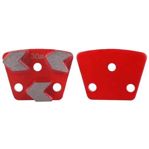 3PCS Trapezoid Diamond Grinding Disc Floor Grinding Pad #30 Grit Metal Scraper Concrete Floor Grinder in Saudi Arabia