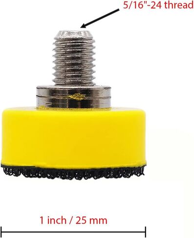 3 PCS 1 "2" 3 "في خطاف وسادة الدعم ولوحة دعم الحلقة 5/16" -24 Throug Da Air Random Orbital Pad Sander/Polisher Pad in Kuwait