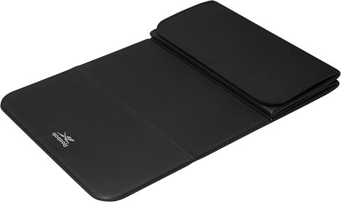 Reebok Vector Stackable Fitness Mat, 72" x 24" (Black), 12mm Foldable Yoga Mat for Floor Exercises and Stretching, EVA Foam with Comfortable Grip, 6 Panel Design, for Home Gym Workout in Saudi Arabia