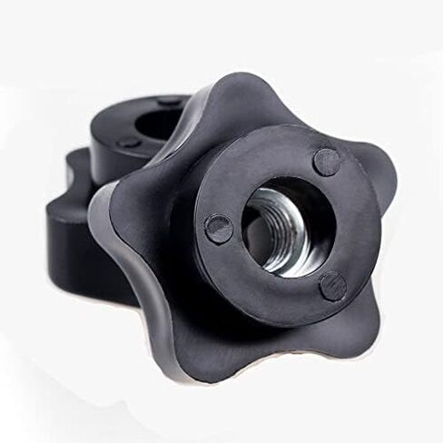 5Pcs M6 M8 M10 M12 M14 M16 Plum Bakelite Hand Tighten Nuts Handle Star Mechanical Black Thumb Nut(M10 OD 39MM) in Saudi Arabia