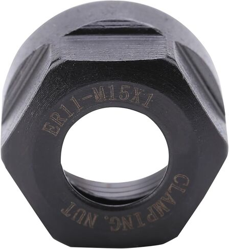 ER11 Type Collet Clam Nut Chuck Holder Bit for Clamping M15 1 ER11A Black 1PCS HighQuality Nut Clamp (Acoutodcgnrq5by6-01) in Saudi Arabia