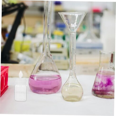 ABOOFAN Laboratory Weighing Bottle Clear Borosilicate Glass Practical Sampling Jar with Lid for Chemical and Biological Weighing in Saudi Arabia