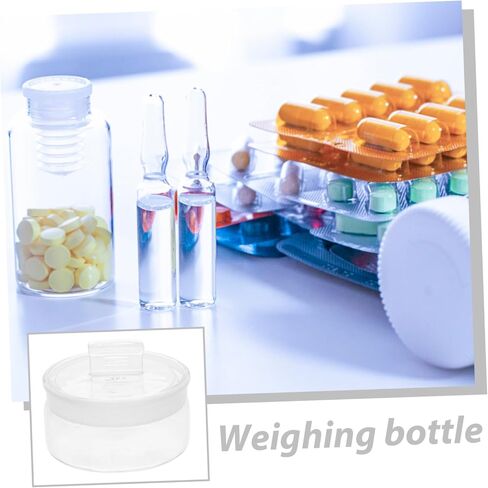 Sealed Lab Weighing Flask Large Volume Pill Container Small to Large Glass Precision Graduations in Saudi Arabia