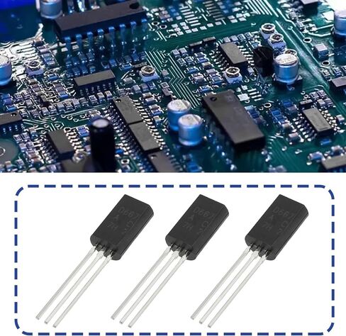 10 Pairs 3Pin Silicon PNP Transistors Kit 2SB647AC 2SD667AC B647A D667A Electrical Components Transistors Replacements Black in Saudi Arabia