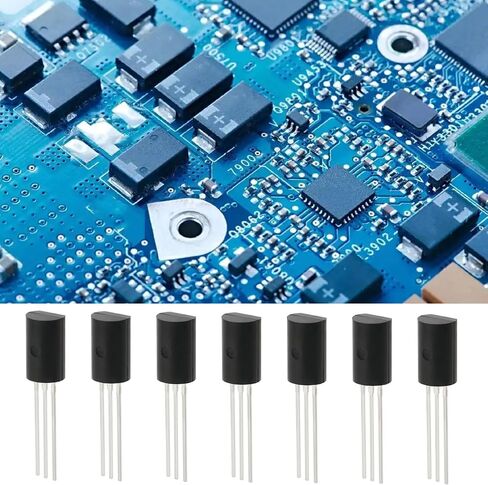10 Pairs 3Pin Silicon PNP Transistors Kit 2SB647AC 2SD667AC B647A D667A Electrical Components Transistors Replacements Black in Saudi Arabia