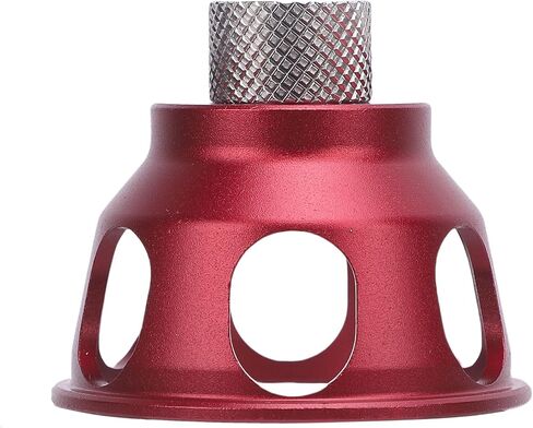 Aramox Straight Hole Drilling Positioner Vertical Hole Locator for Woodworking Aluminum Alloy Drill, 9 Drill Bushings for Precise Drilling, Ideal for Furniture Makers and Enthusiasts in Saudi Arabia