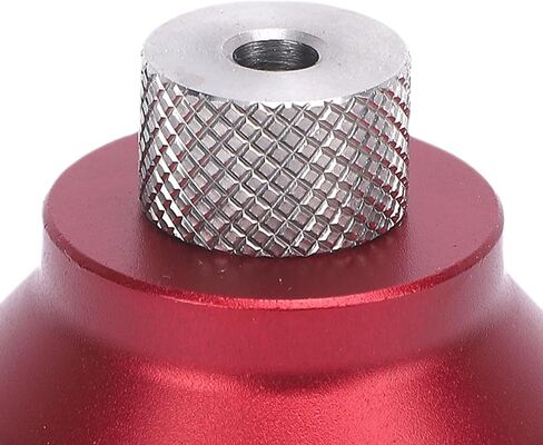 Aramox Straight Hole Drilling Positioner Vertical Hole Locator for Woodworking Aluminum Alloy Drill, 9 Drill Bushings for Precise Drilling, Ideal for Furniture Makers and Enthusiasts in Saudi Arabia