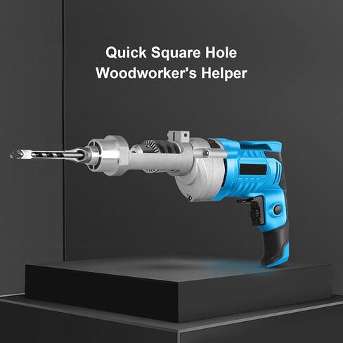 Square Hole Drill Bit Adapter, Aluminium Alloy Square Hole Drill Bit Mortising Attachment for Woodworking in Saudi Arabia