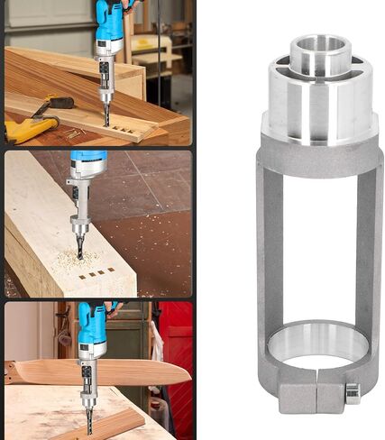 Square Hole Drill Bit Adapter, Aluminium Alloy Square Hole Drill Bit Mortising Attachment for Woodworking in Saudi Arabia