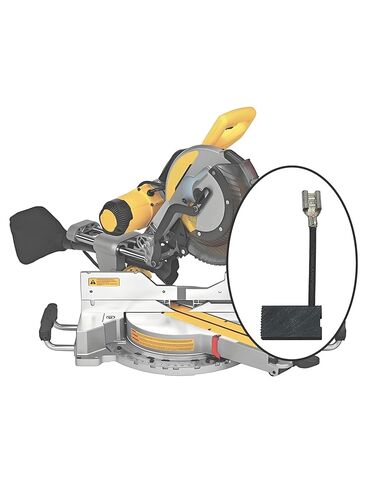 4 حزمة 381028-02 استبدال فرشاة الكربون متوافق مع DEWALT DW718 ， DW717 ， DW716 ， DWS780 ， DW708 ， DW706 MITER SAW in Kuwait