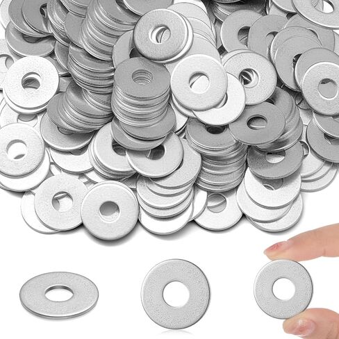 400 Pieces 1/4" x 1-1/4" Fender Washers Zinc Thickness 1 mm Fender Washers for Wood and Wet Environment in Saudi Arabia