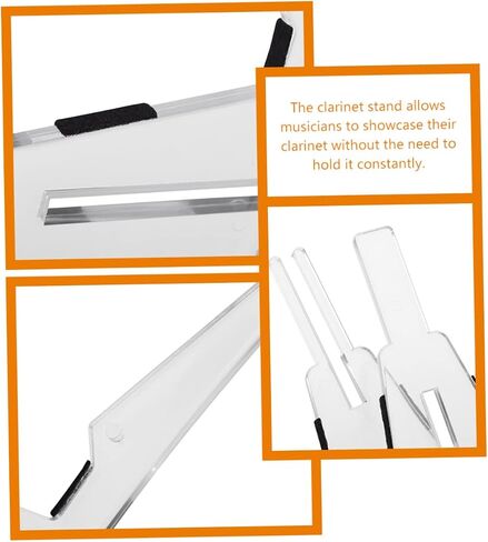 TOYANDONA Adjustable Clarinet Stand 4-Leg Support Portable Clarinet and Flute Display Holder Sturdy Wind Instrument Accessory for Beginners and Professionals in Saudi Arabia
