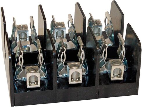 Mersen 60608J Class J Spring Reinforced Fuse Block with Box Connector, 2-14 Al/Cu Wire Size, 60 Ampere, 3 Pole in Saudi Arabia