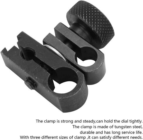 TBEST DIAL IDCATOR CLAMP ، حامل ، مؤشرات الاختبار المشبك الجذعية ، قاعدة مغناطيسية قابلة للتعديل ، أسود ، 4 مم ، 6 مم ، 8 ملم in Saudi Arabia