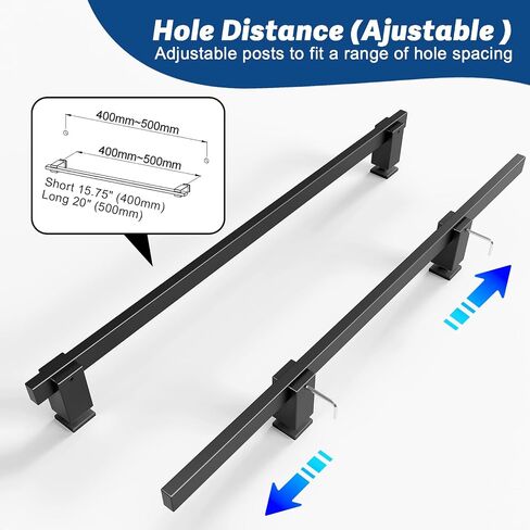 Adjustable Shower Door Handle for 3/8" Glass, 304 Stainless Steel Pull Bar, Fits Hole Diameter ≥8mm, Modern Towel Bar & Grab Rail for Bathroom - Bright Chrome (1 Handle Only) in Saudi Arabia
