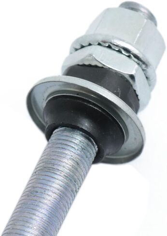 Bicycle axle 180mm /7.08 "Bicycle Multi-Speed Rear hub axle M10 Silver 26tpi Hub Conical Lock nut Washer Kit 1pcs in Saudi Arabia