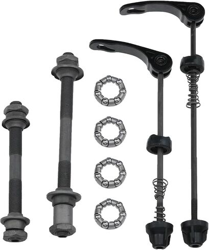 Bicycle Quick Release Skewer Bicycle Bearings Bike Hub Axle Bike Axle Bicycle Wheel Hub Axle Bike Parts for Road Bike Mountain Bike Mountain Bike BMX 1 Set in Saudi Arabia