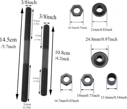 Bicycle Quick Release Skewer Bicycle Bearings Bike Hub Axle Bike Axle Bicycle Wheel Hub Axle Bike Parts for Road Bike Mountain Bike Mountain Bike BMX 1 Set in Saudi Arabia