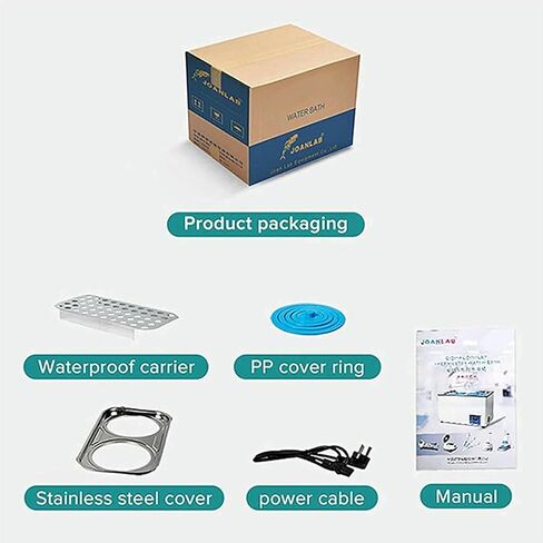 600W حمام مائي ترموستاتيمي رقمي علمي للمختبر ، سخان حمام المياه الكهربائي مع طلاء 6L من الفولاذ المقاوم للصدأ ، غرفة واحدة مع فتحتين ، in Kuwait
