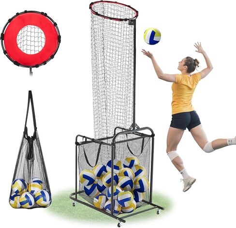 VEVOR Volleyball Training Net System,8 * 11/12 * 11ft/Pitching Practice/Spiking Practice/14 Net,Portable Net Station, Easy Setup Indoor Outdoor Target Net for Serving Spiking Setting in Saudi Arabia