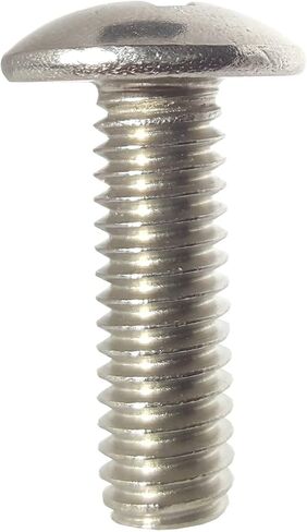 10-32 × 1/2 "مسامير آلة رأس الجمالون ، الخيط الكامل ، محرك فيليبس ، الفولاذ المقاوم للصدأ 18-8 ، النهاية المشرقة ، خيط الماكينة ، الكمية 100 قطعة بواسطة Fastenere in Saudi Arabia