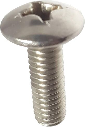 10-32 × 1/2 "مسامير آلة رأس الجمالون ، الخيط الكامل ، محرك فيليبس ، الفولاذ المقاوم للصدأ 18-8 ، النهاية المشرقة ، خيط الماكينة ، الكمية 100 قطعة بواسطة Fastenere in Saudi Arabia