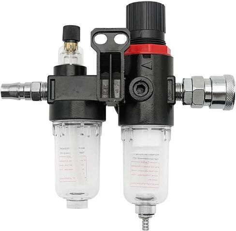 AFC2000 AFR2000 + AL2000 G1/4 air Compressor Oil and Water Separator air Filter is Used to Reduce The Pressure Valve Regulator(PC 4mm Fitting) in Saudi Arabia
