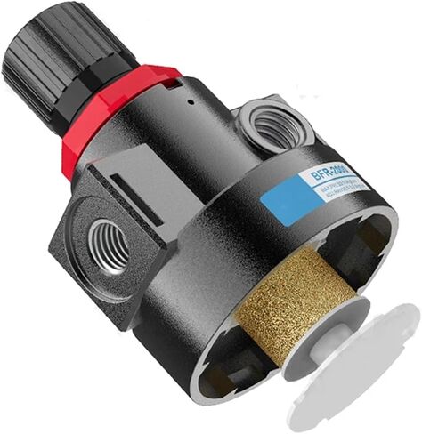 Metal Cover BFR2000 3000 4000 1/4 3/8 1/2 Air Compressor Oil Water Separator Filter Regulator Preparation(BFR2000,8mm Fittings) in Saudi Arabia