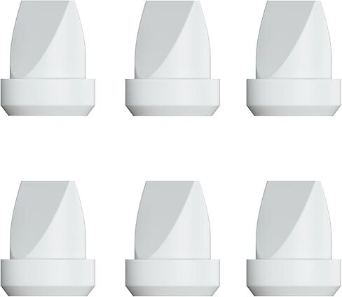 6pcs Duckbill Valves and 4pcs Diaphragm Compatible with Momcozy Mobile Style M6, Replace for M6 Breast Pump Replacement Accessories, Fit for Momcozy Pump Part, Not Original Parts, Gray in Kuwait