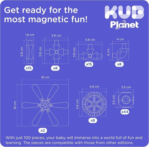 Magnetic Building Set - Cosmic Soft - STEM Awarded in Saudi Arabia