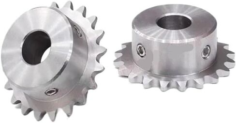 Tooth Roller Chain Sprocket, 1pc 23 Teeth 04C 304 Stainless Steel Chain Gear 23T Bore 8 10 12 14 15 16 17 18mm(14mm) in Saudi Arabia