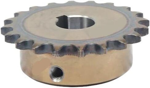 Tooth Roller Chain Sprocket, 1pc 06B 17 Teeth Precision Industrial Drive Sprocket Wheel 45# Steel Chain Gear Keyway(18mm (Keyway 6mm)) in Saudi Arabia