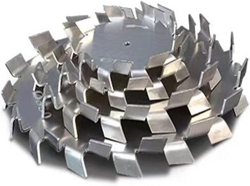 1 Piece 304 Stainless Steel Serrated Disc Mixer, Laboratory Disc Dispersing Propeller Mixing Sheet Mixer(100mm) in Saudi Arabia