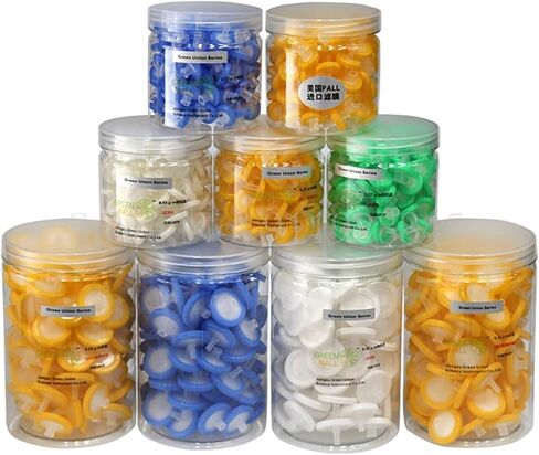 100pcs/box Disposable 13mm/25mm MCE/Nylon/PTFE Needle Filter, 0.22/0.45um Millipore Membrane Syringe Filter Laboratory Equipment(13mm 0.22um PES) in Saudi Arabia