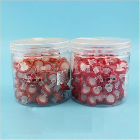100pcs/box Disposable 13mm/25mm MCE/Nylon/PTFE Needle Filter, 0.22/0.45um Millipore Membrane Syringe Filter Laboratory Equipment(13mm 0.22um PES) in Saudi Arabia